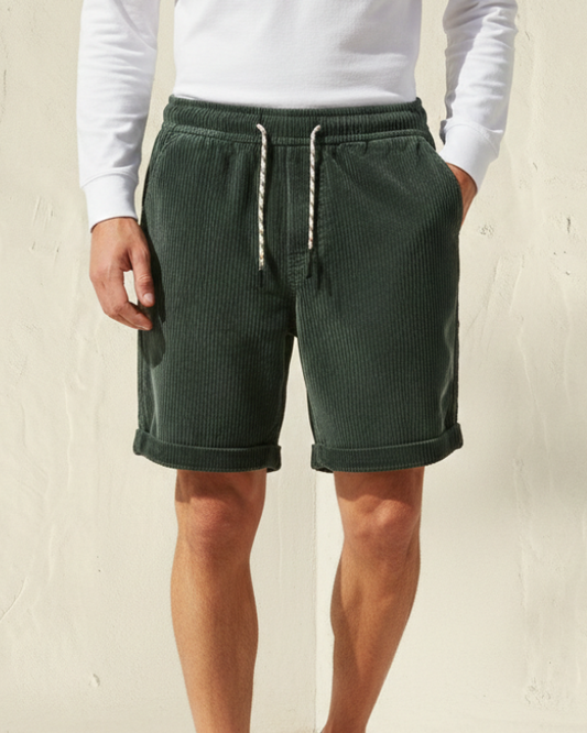 DAVID | Short en velours côtelé