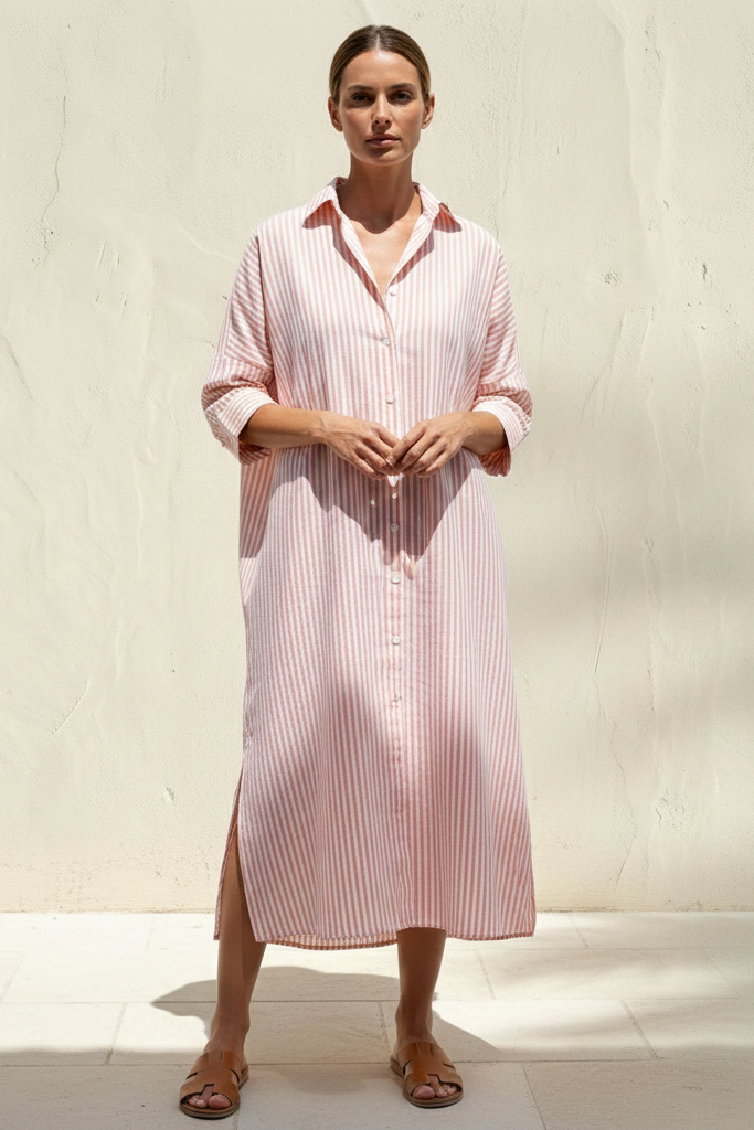 NIYARA | Robe rayée de saison
