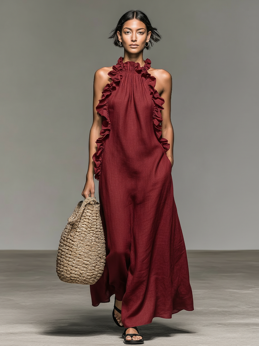 Gladys | Robe Longue à Poches