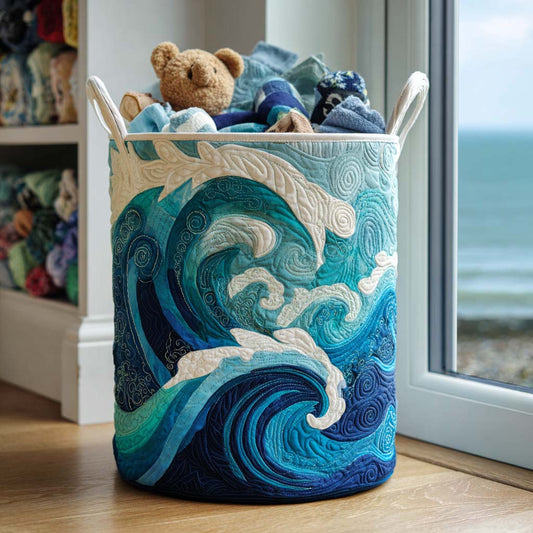 Douce Écume de Mer | Panier à Linge Fait Main