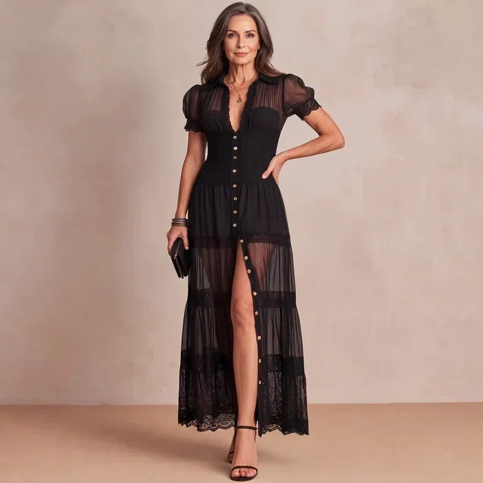 Sofia | Maxi en Dentelle Transparente