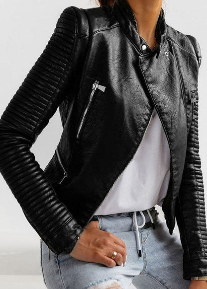 Rosa | Veste en Cuir Rose