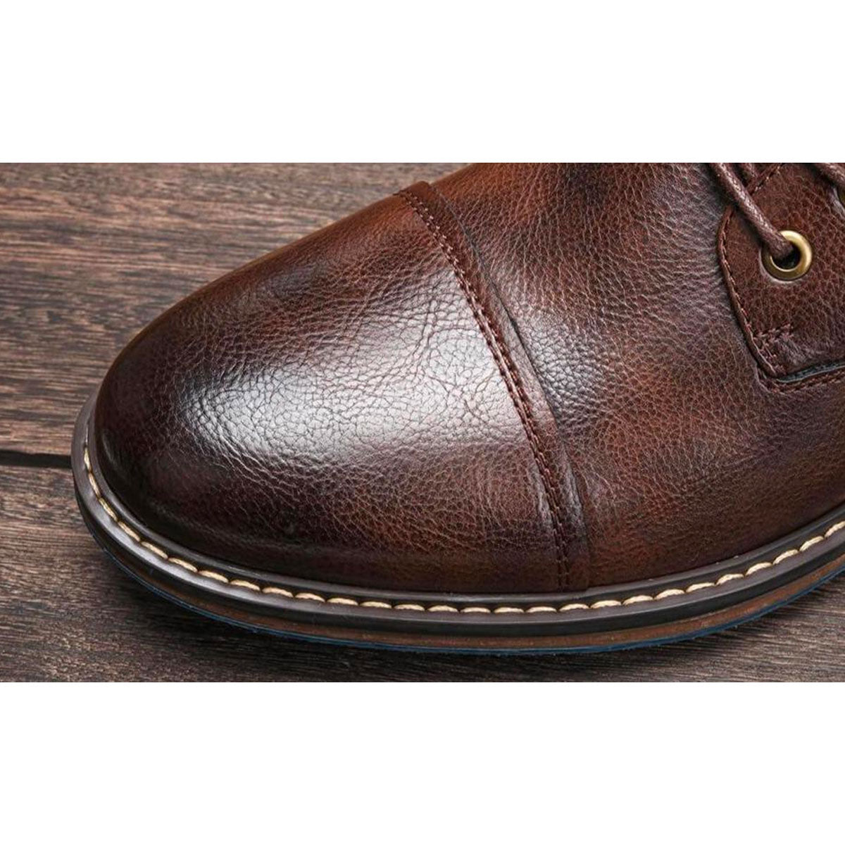 ETHAN | Bottines Oxford en cuir artisanal