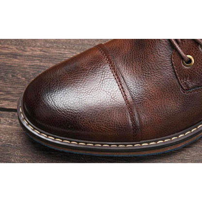 ETHAN | Bottines Oxford en cuir artisanal