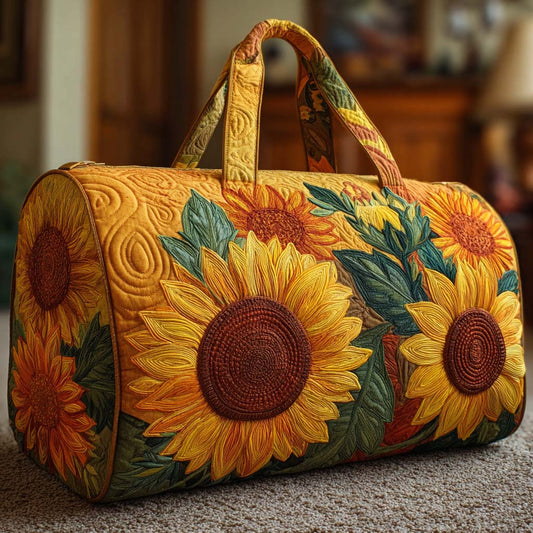 Ondina | Sac de Voyage Matelassé Fleurs en Bouton