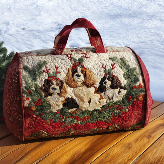 Penelope | Sac de Voyage Matelassé Cocker Spaniel