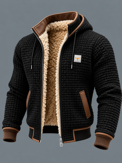 Oscar | Veste Gaufrée à Capuche