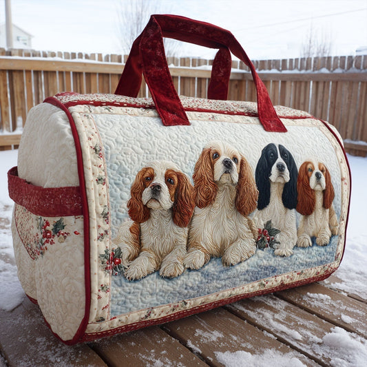 Samanta | Sac de Voyage Matelassé Cocker Spaniel