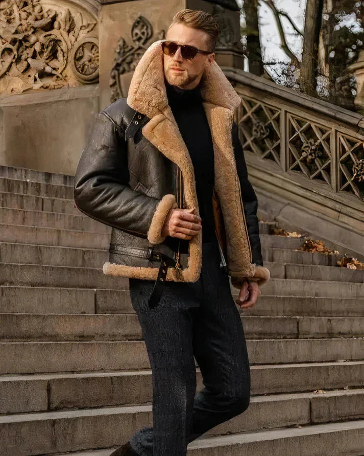 MAURIZIO | Veste homme en cuir matelassée