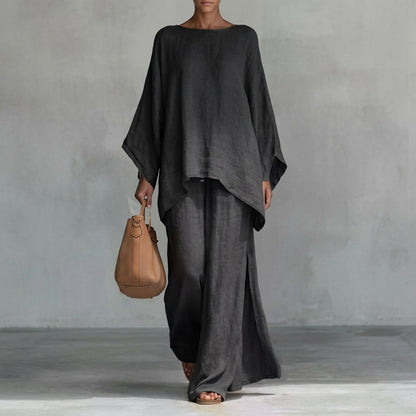 Cristina · Ensemble Deux Pièces à Manches Longues et Pantalon Ample