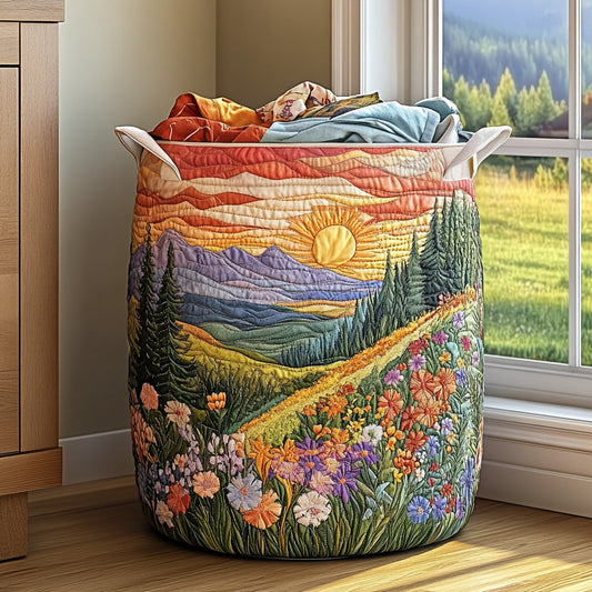 Vallée des Fleurs | Panier à Linge Fait Main
