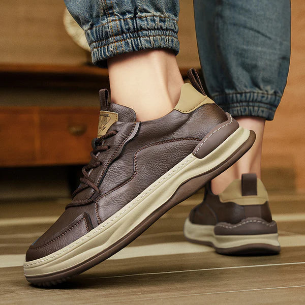 Mathis | Chaussures en Cuir à Semelle Épaisse
