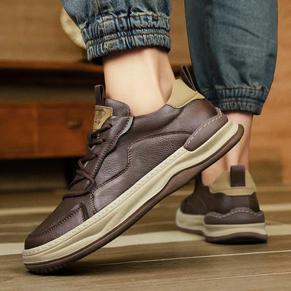 Mathis | Chaussures en Cuir à Semelle Épaisse