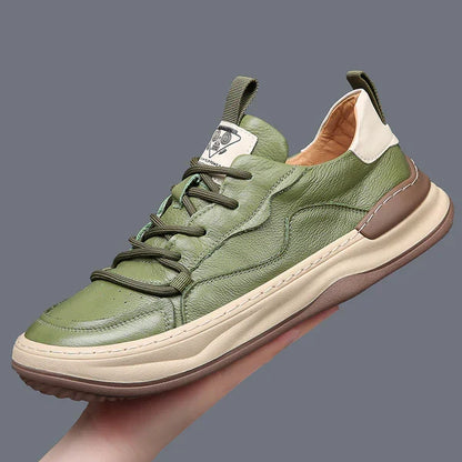 Mathis | Chaussures en Cuir à Semelle Épaisse