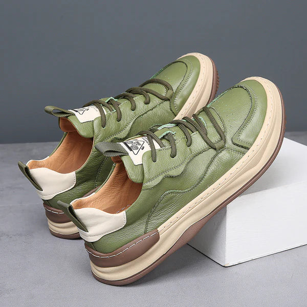 Mathis | Chaussures en Cuir à Semelle Épaisse
