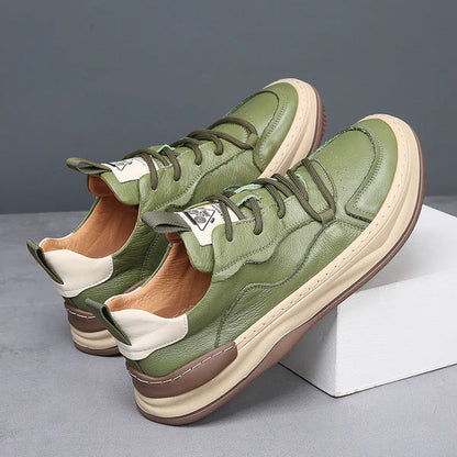 Mathis | Chaussures en Cuir à Semelle Épaisse