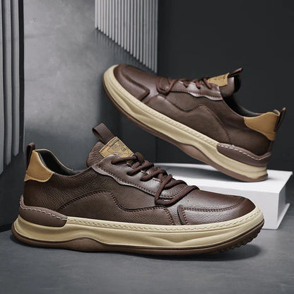 Mathis | Chaussures en Cuir à Semelle Épaisse