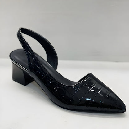 Camilla | Chaussures à Talon et Bout Large