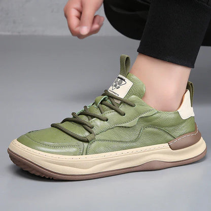Mathis | Chaussures en Cuir à Semelle Épaisse