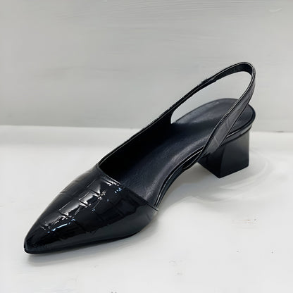 Camilla | Chaussures à Talon et Bout Large
