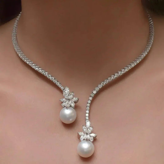 Marta | Collier Élégant à Perles en Argent