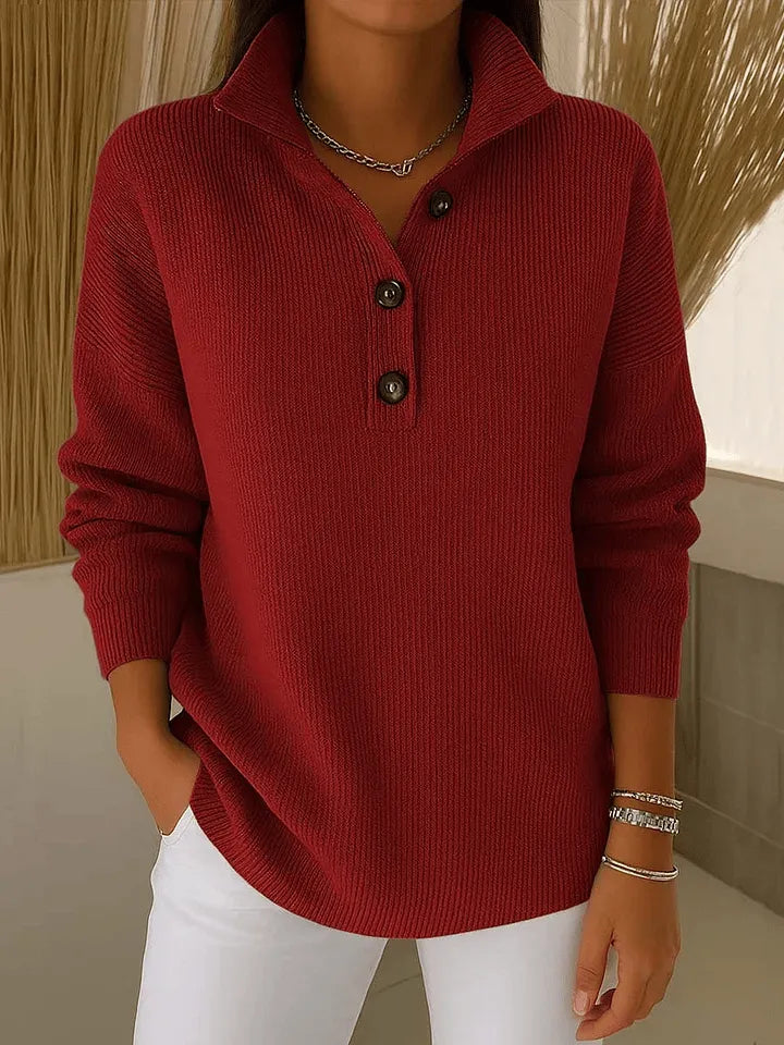 Federica | Pull Polo Col en V