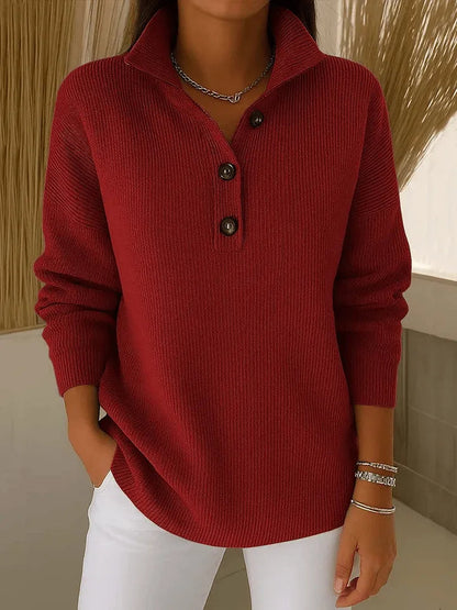 Federica | Pull Polo Col en V