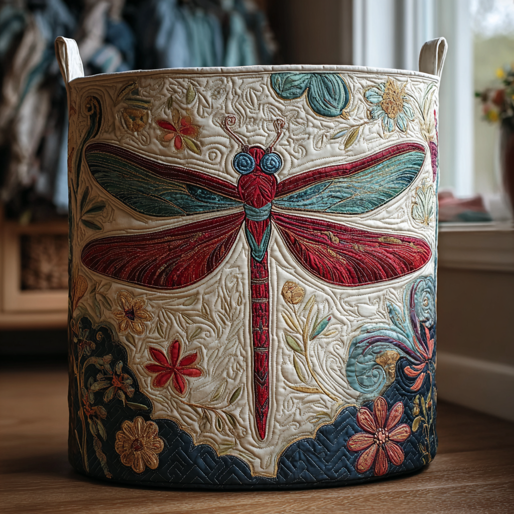 Pure Libellule | Panier à Linge Fait Main