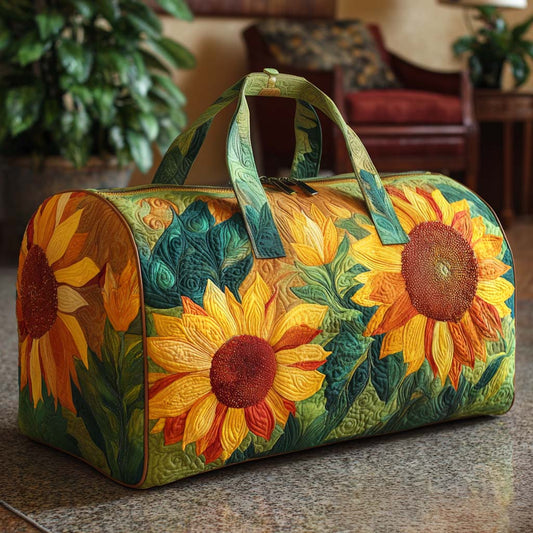 Barbara | Sac de Voyage Matelassé Éclat Doré