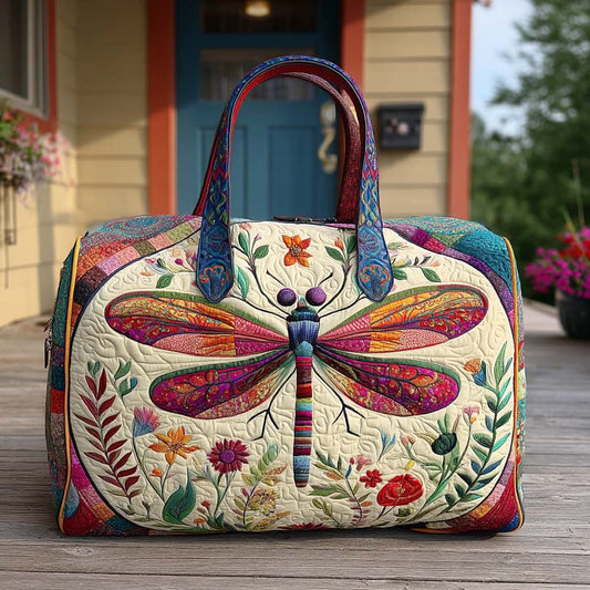 Sabrina | Sac de Voyage Matelassé Papillons en Vol