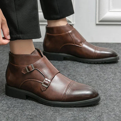 Maxence | Bottines en Cuir à Boucle