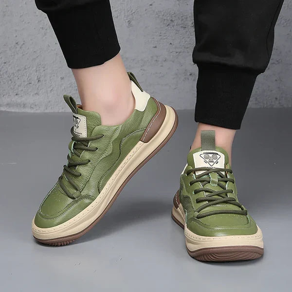 Mathis | Chaussures en Cuir à Semelle Épaisse