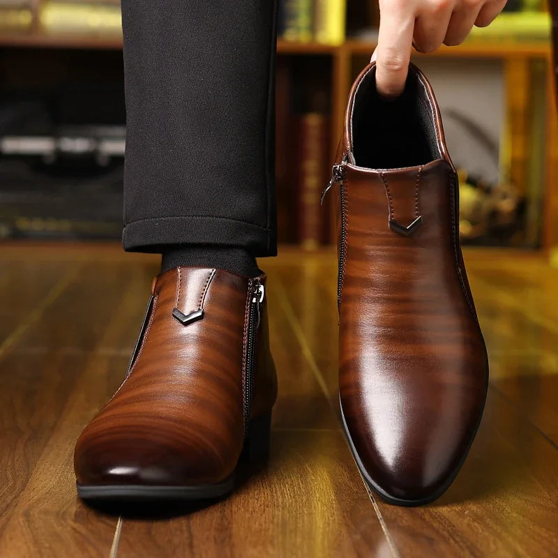 Beckett | Bottines en Cuir Zippées