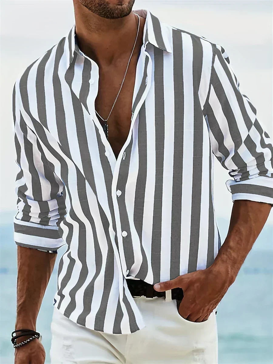 Leonardo | Chemise rayée d'été