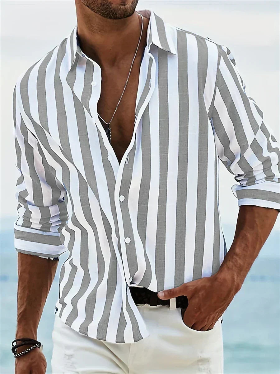 Leonardo | Chemise rayée d'été