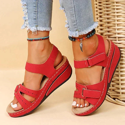 Coralie | Sandales Compensées Confort Rembourrées