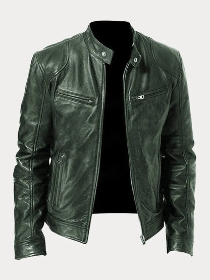 STEFANO | Veste homme en cuir de saison
