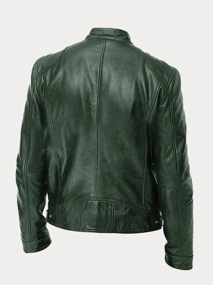 STEFANO | Veste homme en cuir de saison
