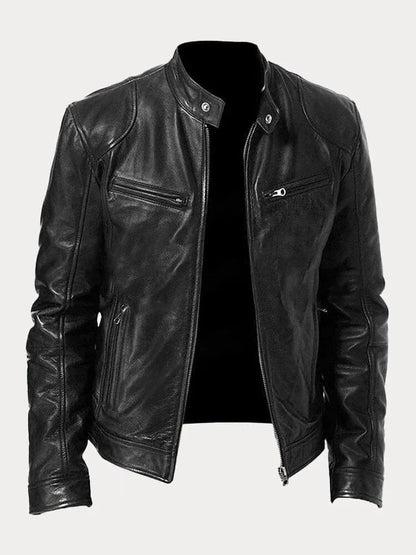 STEFANO | Veste homme en cuir de saison