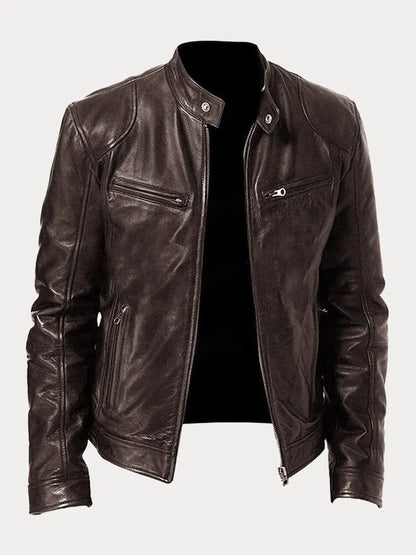 STEFANO | Veste homme en cuir de saison