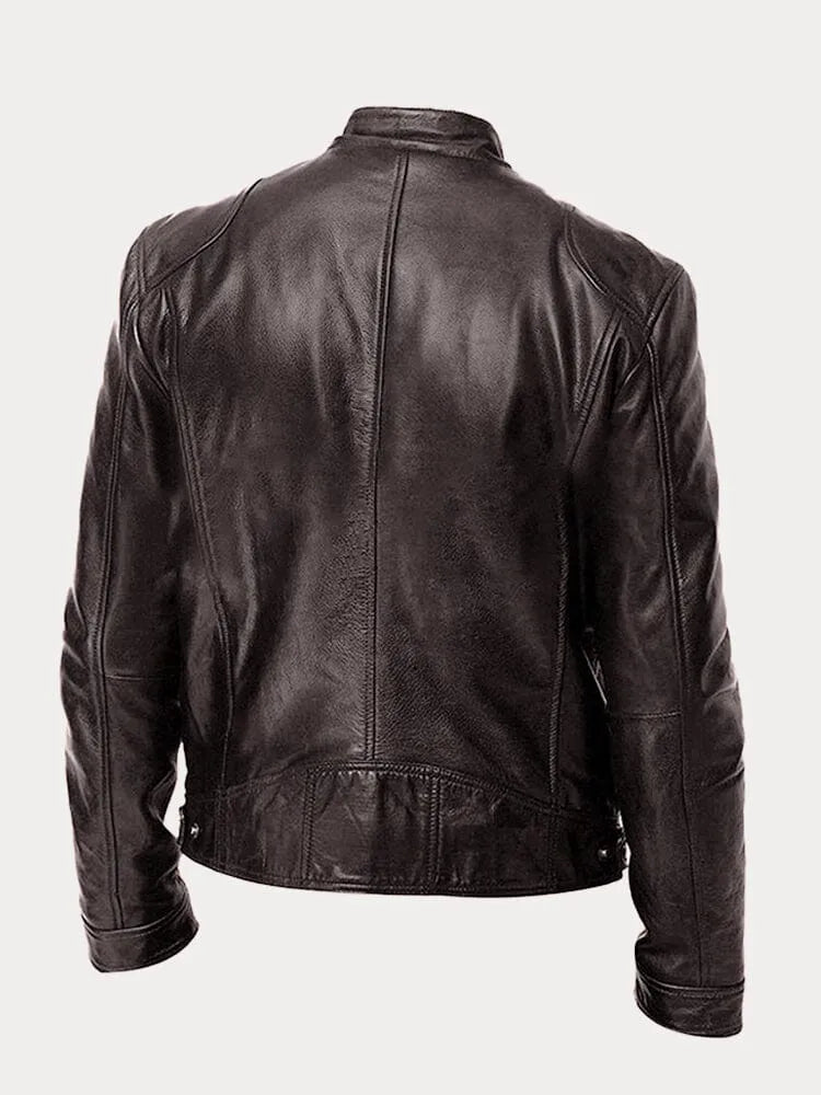 STEFANO | Veste homme en cuir de saison