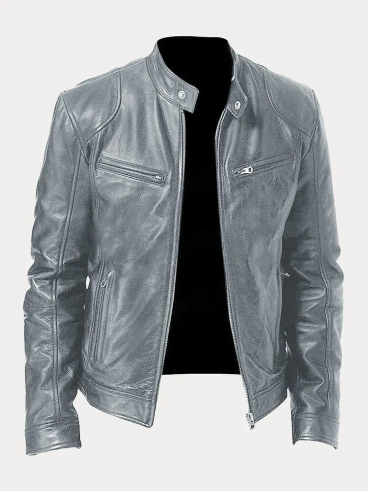 STEFANO | Veste homme en cuir de saison