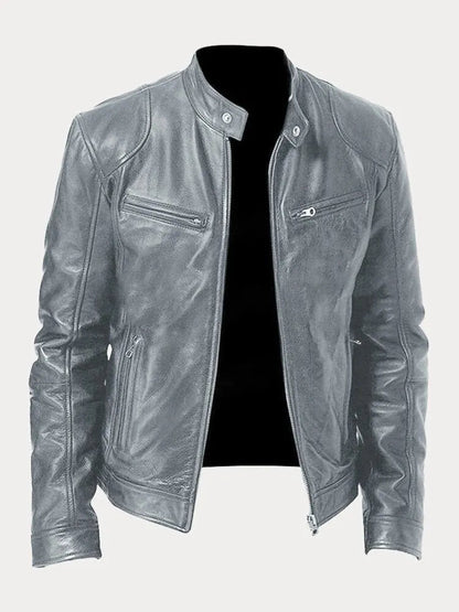 STEFANO | Veste homme en cuir de saison
