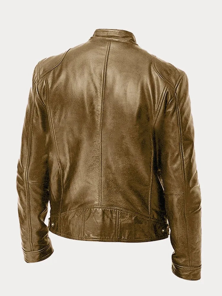 STEFANO | Veste homme en cuir de saison