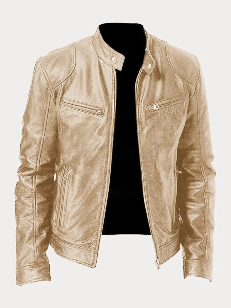 STEFANO | Veste homme en cuir de saison