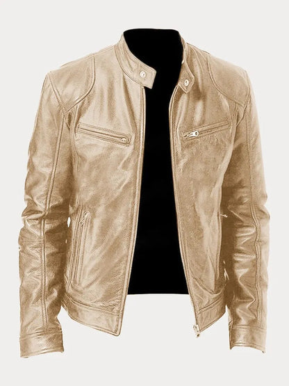 STEFANO | Veste homme en cuir de saison