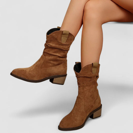 Clelia | Bottines Western Effet Slouch