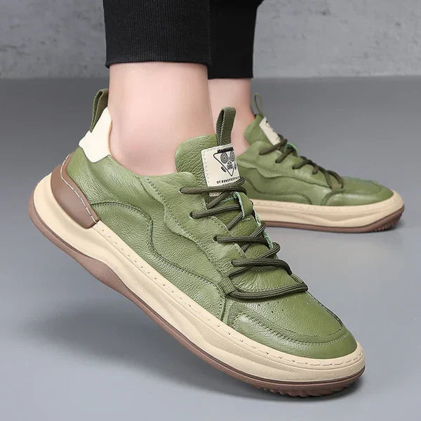 Mathis | Chaussures en Cuir à Semelle Épaisse