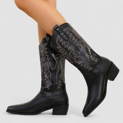 Sara | Bottes Western Brodées