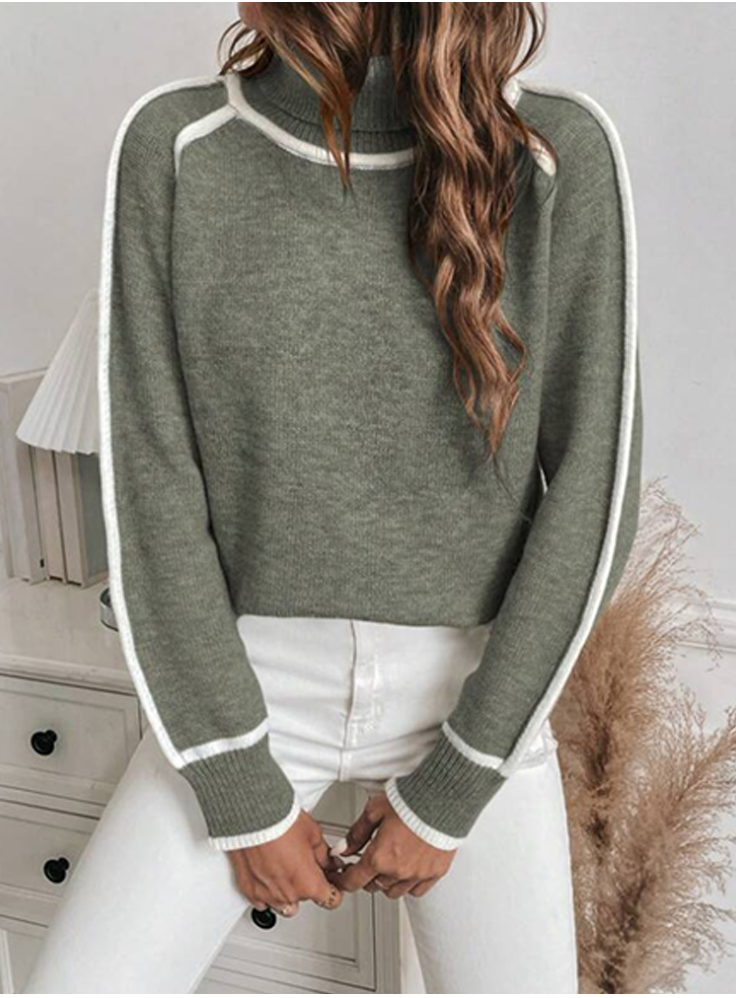 Elle | Pull Col Montant Doux